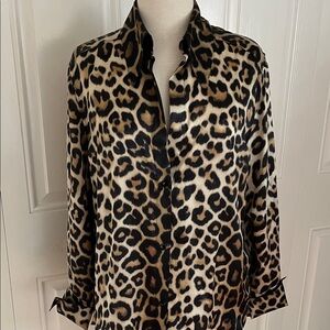 Gauge81 Leopard Print Button-Down Shirt